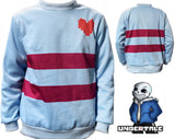 Undertale Frisk Cosplay Hoodie Halloween Costume