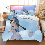 Usada Pekora Cosplay Bedding Set Duvet Cover Halloween Bed Sheets