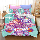 Usada Pekora Cosplay Bedding Set Duvet Cover Halloween Bed Sheets