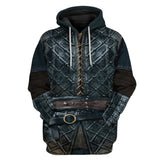 Viking Cosplay 3D Printing Retro Hoodie Halloween Costume