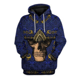 Viking Cosplay 3D Printing Retro Hoodie Halloween Costume