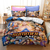 WWE World Wrestling Entertainment Cosplay Bedding Set Duvet Cover Halloween Bed Sheets