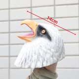 Wildlife Eagle Head Hand Puppet Soft Kids Children Toy Animal Hawk Head Gloves Funny Toy Cosplay Accessories Prop