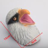 Wildlife Eagle Head Hand Puppet Soft Kids Children Toy Animal Hawk Head Gloves Funny Toy Cosplay Accessories Prop