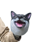 Wildlife Eagle Head Hand Puppet Soft Kids Children Toy Animal Hawk Head Gloves Funny Toy Cosplay Accessories