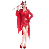 BFJFY Womens Hot Stuff Red Sexy Devil Costume Hit The Parties On Halloween - bfjcosplayer