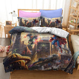 Wonder Woman Cosplay Bedding Set Duvet Cover Halloween Sheets Bed Set