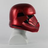 Star Wars 9 The Rise of Skywalker Sith Trooper Red Helmet Cosplay Halloween Star Wars Helmets Mask Prop - bfjcosplayer