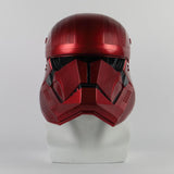Star Wars 9 The Rise of Skywalker Sith Trooper Red Helmet Cosplay Halloween Star Wars Helmets Mask Prop - bfjcosplayer