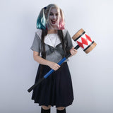 Birds of Prey Cosplay Harley Quinn Mallet Hammer Smile Face Suicide Squad Bat Halloween Props - bfjcosplayer