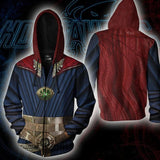 New Doctor Strange Costume Hoodies Sweatshirt Marvel Hero Steve Cosplay Hooded Jacket Coat Men Tops Zipper 3D Print - bfjcosplayer
