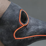 Steampunk Plague Bird Doctor Cosplay Mask Plague doctor Masks Latex LED Funny Event Holiday Halloween Party Costume Props - bfjcosplayer