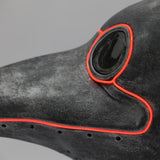 Steampunk Plague Bird Doctor Cosplay Mask Plague doctor Masks Latex LED Funny Event Holiday Halloween Party Costume Props - bfjcosplayer