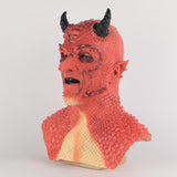 Game DIABLO 3 Boss Demon Belial Cosplay Prop Kids Adult Latex Mask Helmet Horn Headwear Gloves Paw Party Halloween Carnival Suit - bfjcosplayer