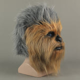 Star Wars The Force Awakens Chewbacca Chewie Latex Cosplay Helmet Halloween Party  Prop