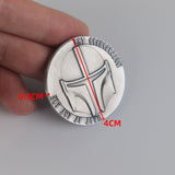 Star Wars The Mandalorian Coin Bounty Hunter Boba Fett Coin Collection Props New