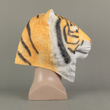 Animal Mask Cosplay Tiger Yellow Mask Animals Tigers Masks Masquerade Halloween Party Funny Dressed Costume Prop