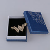 2017 Movie Wonder Woman Badge Justice League Superhero Diana Prince Metal Brooches Pin Halloween Cosplay Accessories Prop Woman - bfjcosplayer