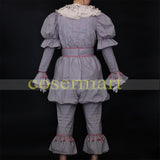 Pennywise Cosplay Costume Stephen King's Mask Men Costume Pennywise Mask Clown Costume Halloween Terror Costume Masquerade - bfjcosplayer
