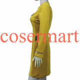Star Trek Dress Star Trek Beyond Cosplay Costume Star Trek Yellow Uniform Adult Women Halloween Cosplay Costume Free Badge - bfjcosplayer