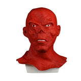 Star Wars Horror Full Head Masquerade Red Skull Hood Latex Mask Halloween Cosplay Zombie Mask New - bfjcosplayer