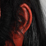 New Movie Hellboy: Rise of the Blood Queen Mask Ox Horn Mask Right Hand Cosplay Gloves Armor Latex Hand Gauntlet Party Halloween - bfjcosplayer