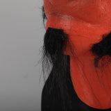 New Movie Hellboy: Rise of the Blood Queen Mask Ox Horn Mask Right Hand Cosplay Gloves Armor Latex Hand Gauntlet Party Halloween - bfjcosplayer