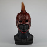 Captain Marvel Helmet Cosplay Prop Mask for Halloween Red with Yellow hair Latex Mask Halloween Cosplay Costume Prop - bfjcosplayer