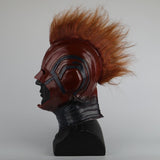 Captain Marvel Helmet Cosplay Prop Mask for Halloween Red with Yellow hair Latex Mask Halloween Cosplay Costume Prop - bfjcosplayer