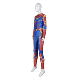 New 3D Women Girls Movie Version Captain Marvel Carol Danvers Cosplay Costume Zentai Superhero Bodysuit Suit Jumpsuits - bfjcosplayer