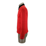 New Star Trek Uniform Discovery Season 2 Starfleet Captain Kirk Shirt With Badge Costumes Men Adult Halloween Cosplay Costume - bfjcosplayer