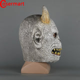 Cosermart Scary Demon Devil Horror Halloween Latex Mask With Horn Cosplay Prop Masquerade Mask Adult - bfjcosplayer