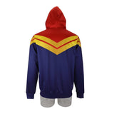 3D Printed Captain Marvel Carol Danvers Ms Marvel Costumes Hoodies Sweatshirts Tracksuit Casual Zipper Hooded Jacket Clothing - bfjcosplayer