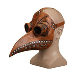 Steampunk Plague Doctor Mask Latex Bird Beak Doctor Mask Long Nose Masks Cosplay Costume Funny Face Wear Halloween Party New - bfjcosplayer