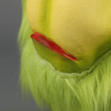 New Sale Grinch Mask Men Women Green Latex Party Cosplay Mask With Further Helmet Headgear Halloween Christmas Accessory - bfjcosplayer