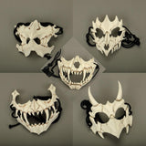 New The Japanese Dragon God Mask Eco-friendly and Natural Resin Mask for Animal Theme Party Cosplay Animal Mask Handmade - bfjcosplayer